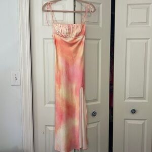 Princess Polly maxi satin dress